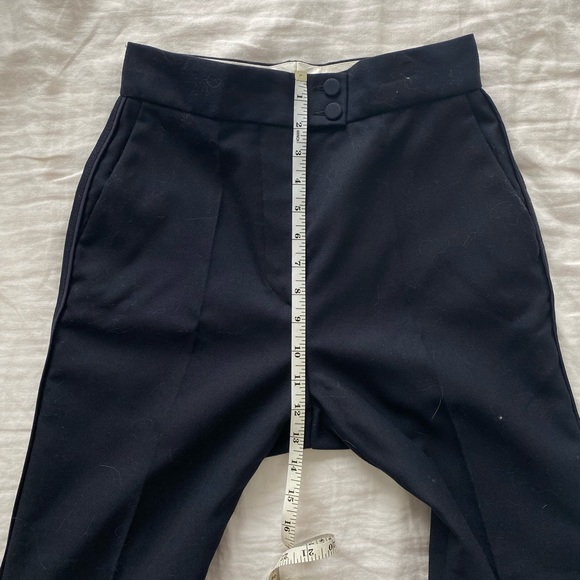 Sandro Navy Wool Trousers - Picture 9 of 11